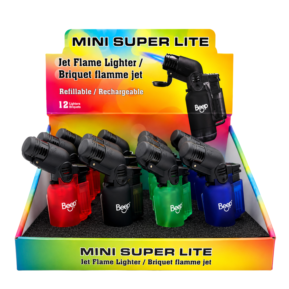 Jet Flame Refillable Torch Lighters 12pcs ($2.49 per Unit)