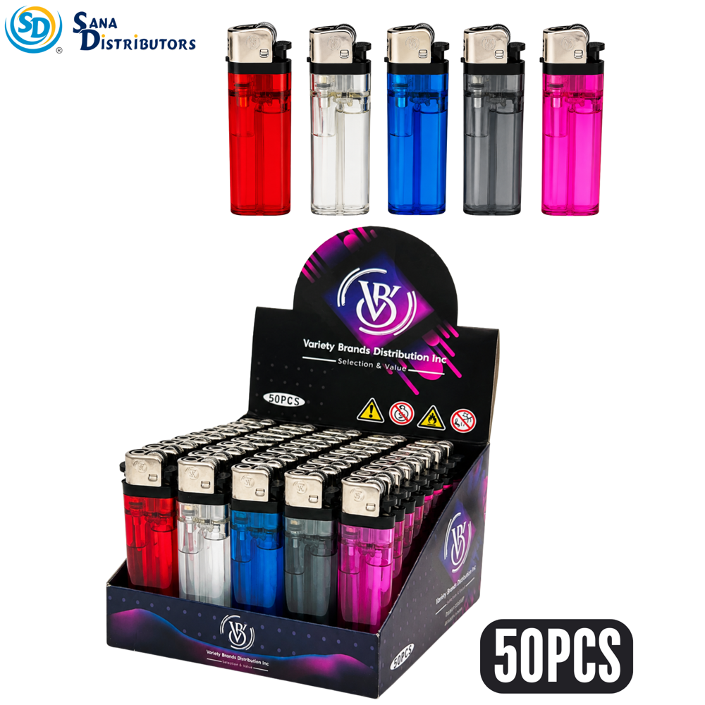 Clear Lighters 50pcs ($0.15 per Unit)