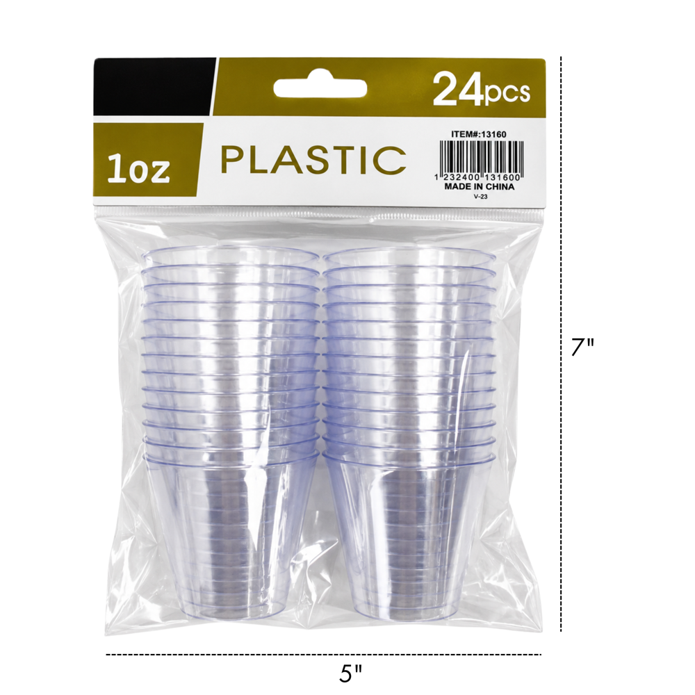 Plastic Cup 1 oz #13180 24pk