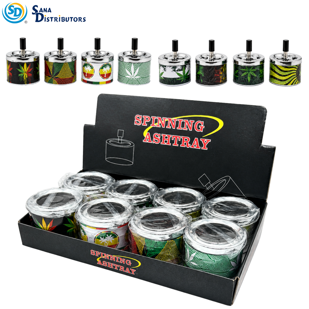 Metal Spinning Ashtray 8pcs ($31.92 for 8pcs)