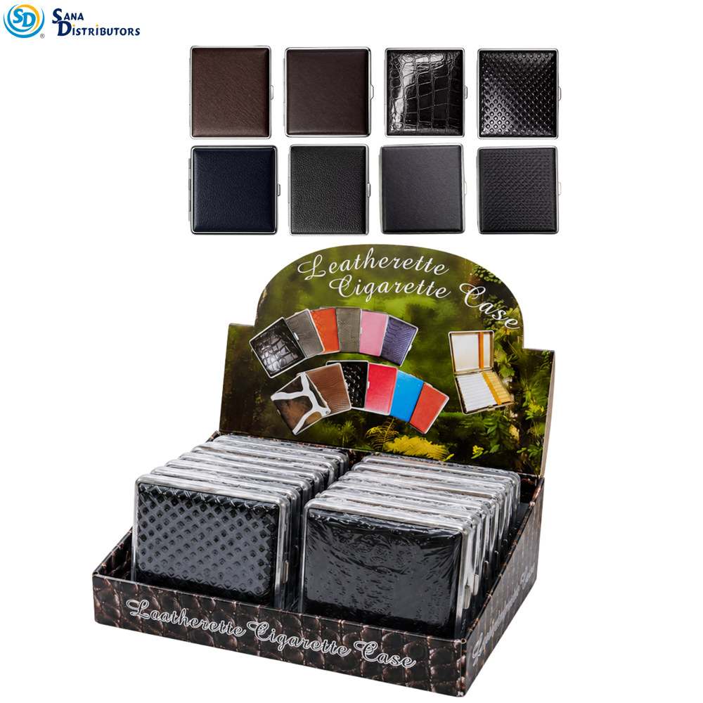 Metal Cigarette Case 12pcs Ass.color 8"x6"x4" ($35.88 for 12 Pcs)