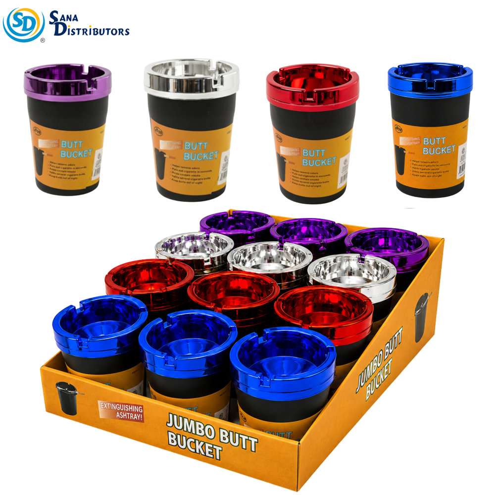 Jumbo Butt Bucket Metallic Colours - 4.3"x3" ($15.48 for 12pcs)