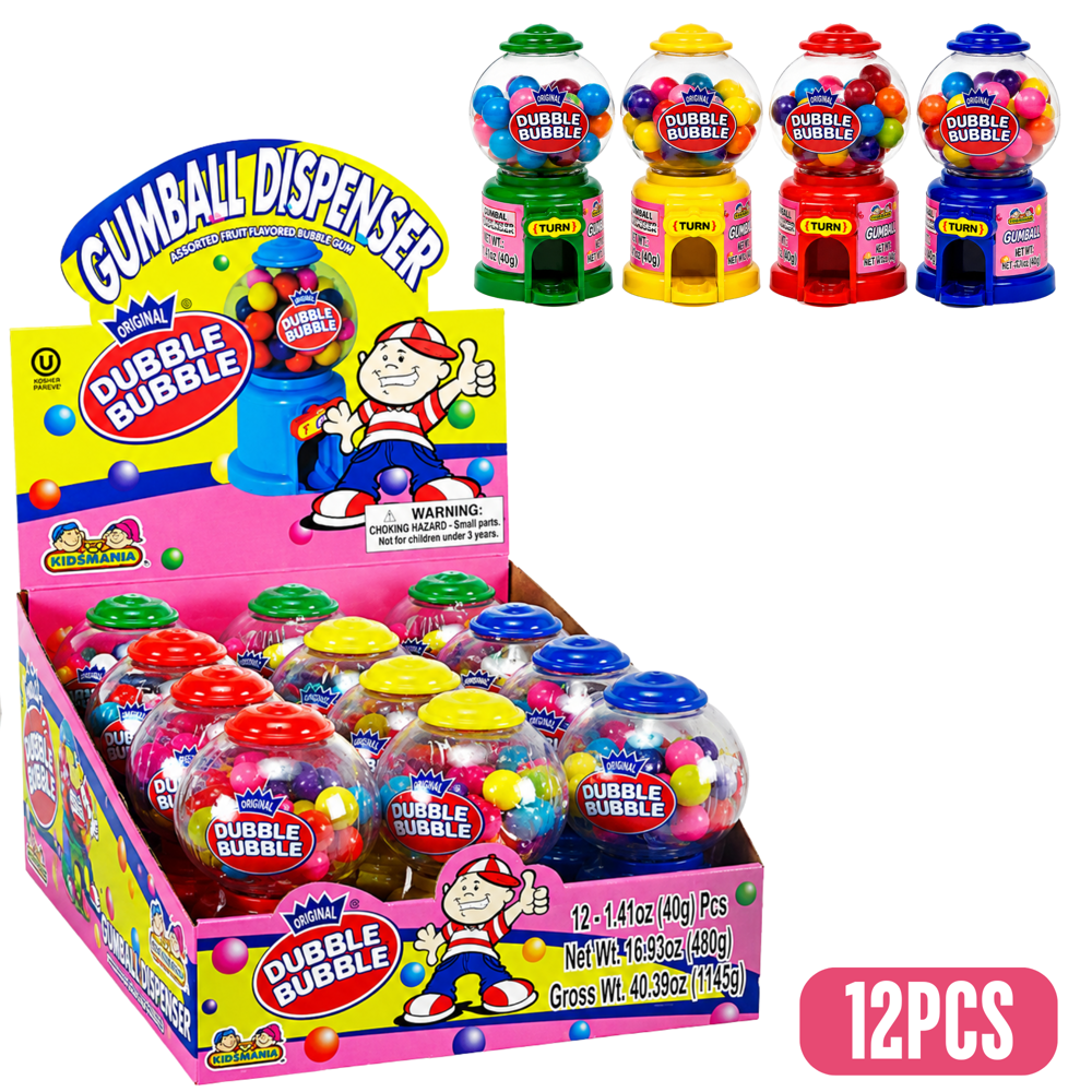Dubble Bubble Gumball Machine 12pcs ($2.49 per Unit )