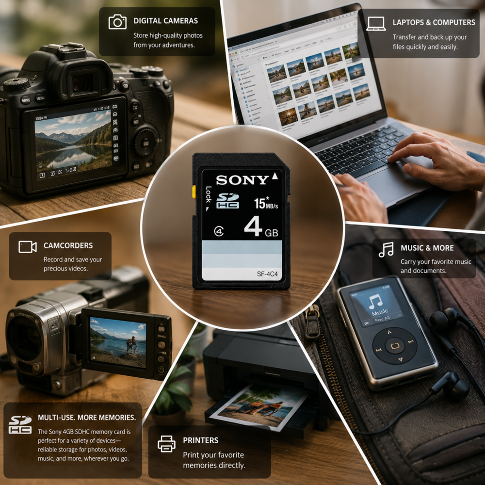 Sony Sdhc 4gb sf-4c4 (Bulk)