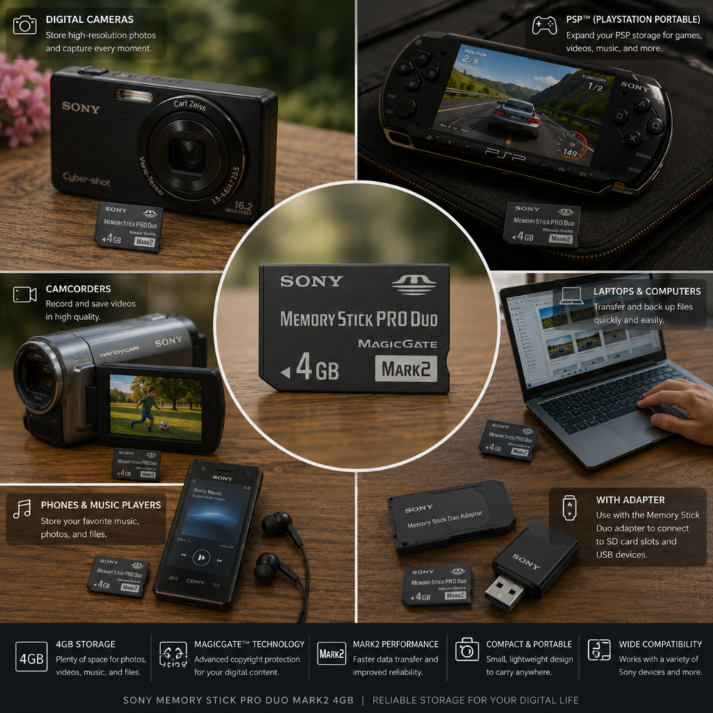 Sony msmt4g 4gb Memory Stick Pro