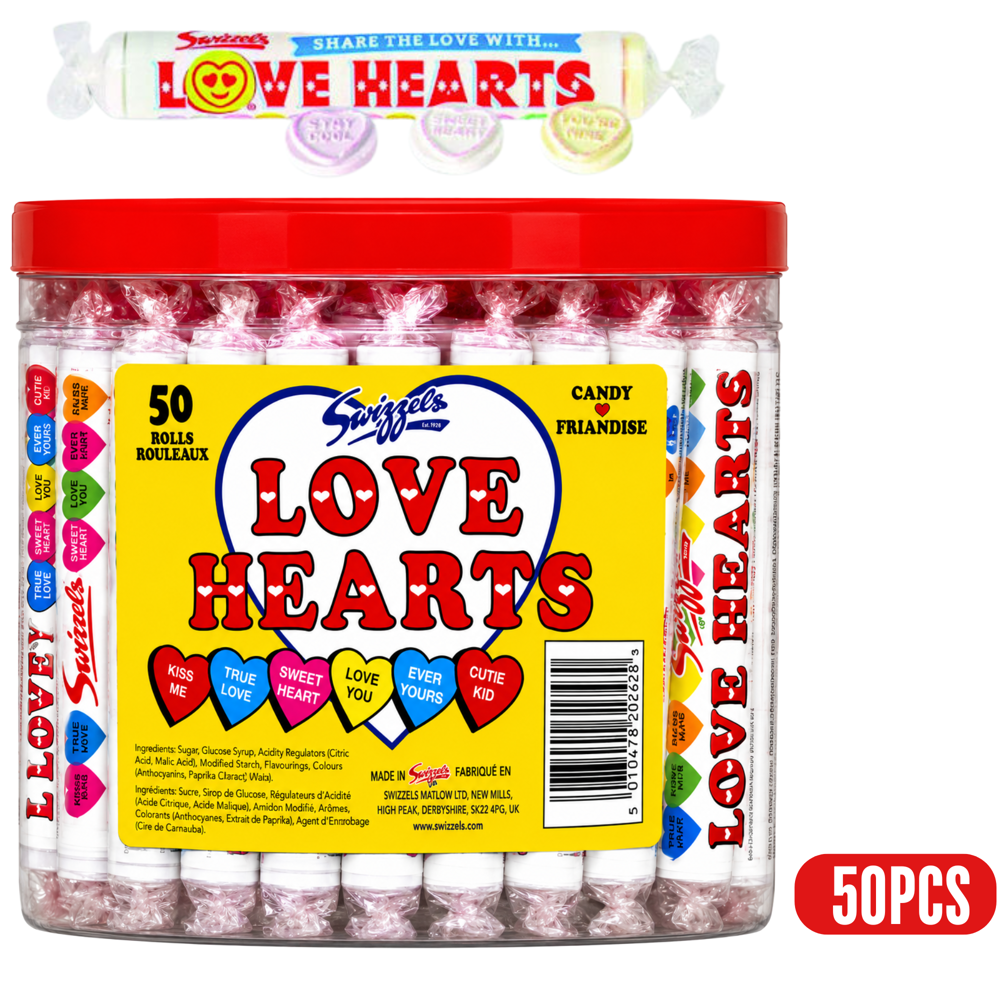 Love Hearts 50pcs ($0.65 per Unit )