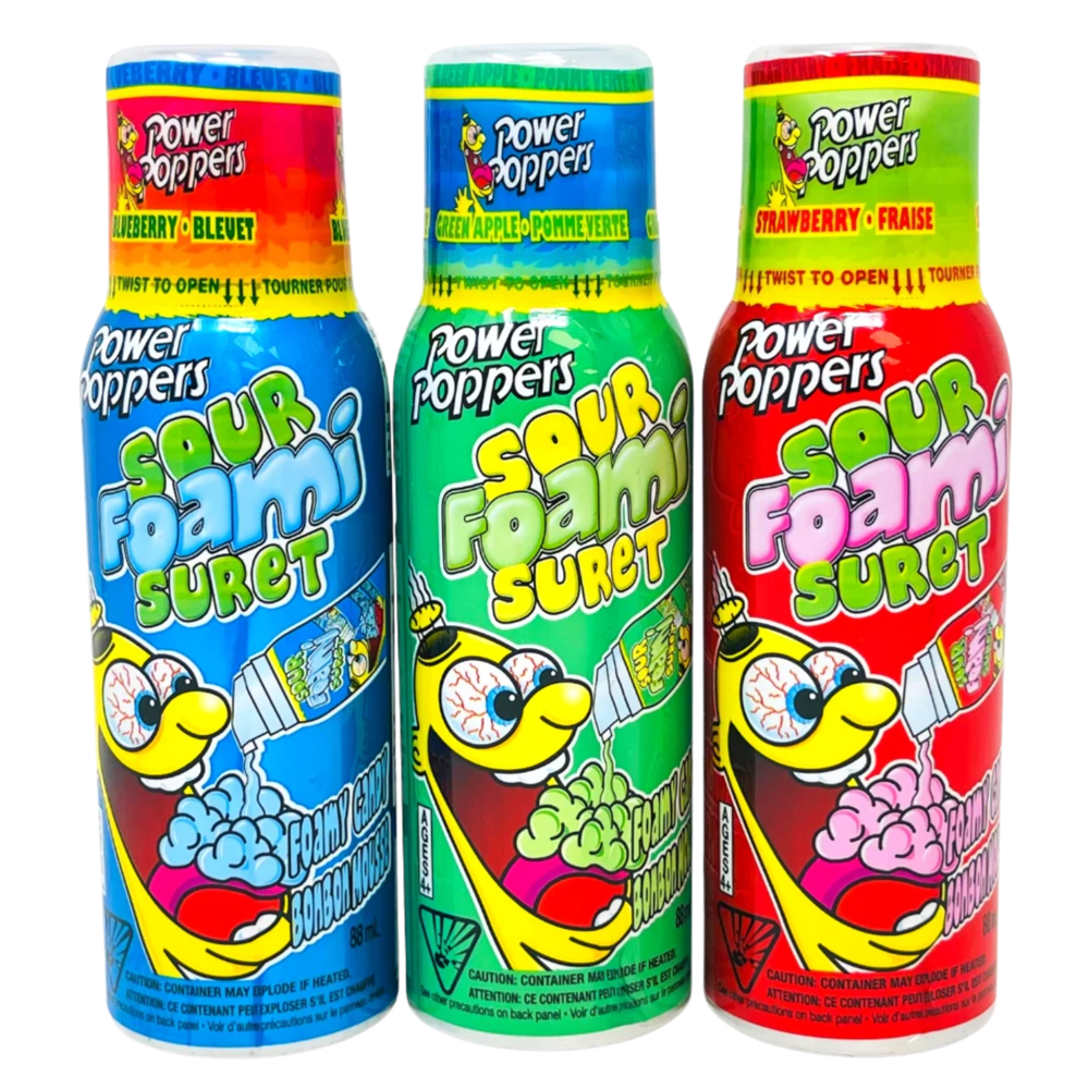 Power Poppers Sour Foami 12pcs ($2.79 per Unit)
