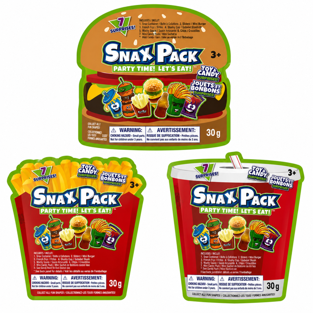 Snax Pack Toy & Candy 6pcs ($2.99 per Unit)