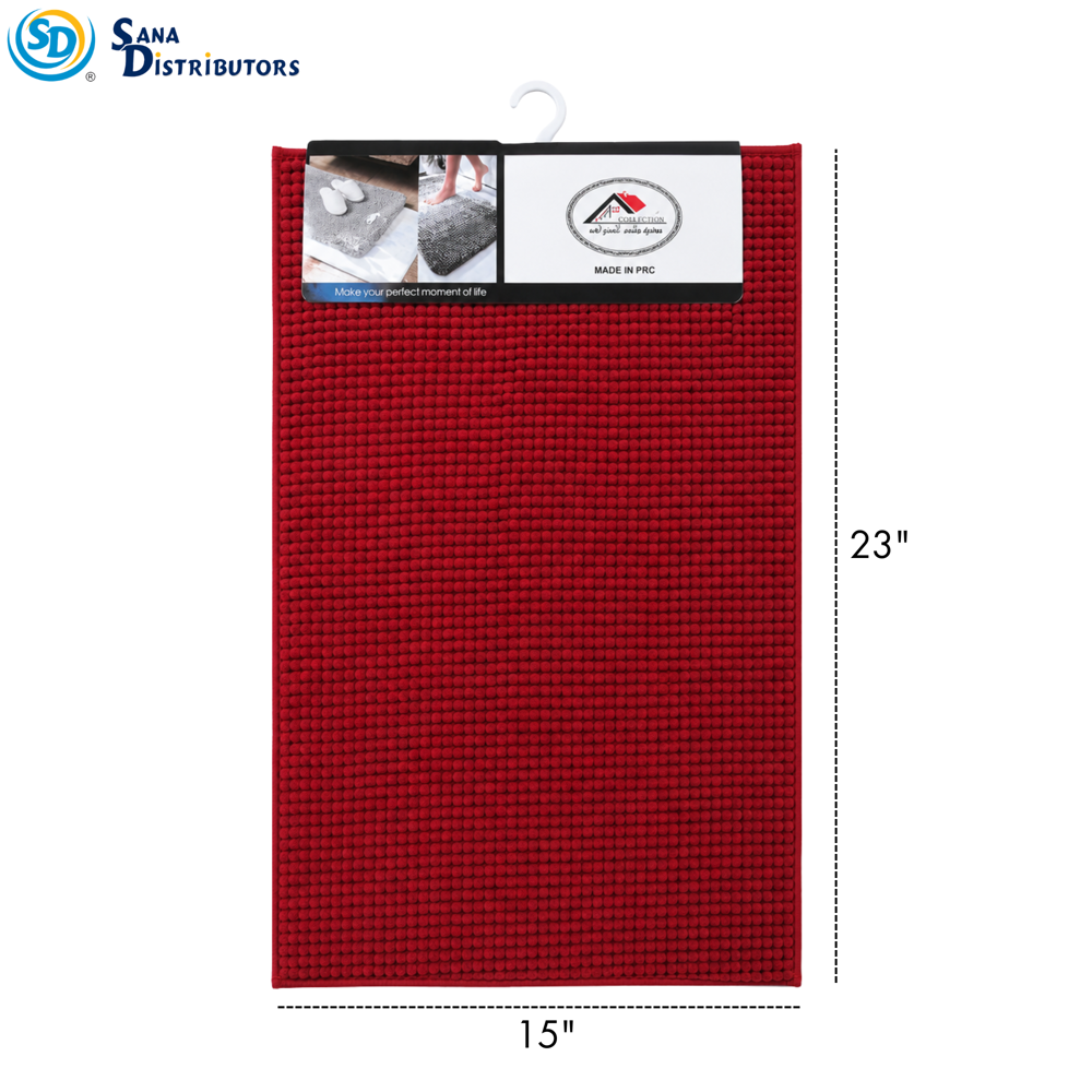 Bath Mat [23" x 15"] 1pc - Assorted Colours