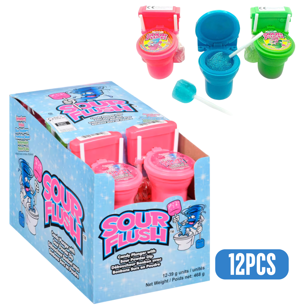 Sour Flush Candy 39 g 12pcs ($1.75 per Unit)