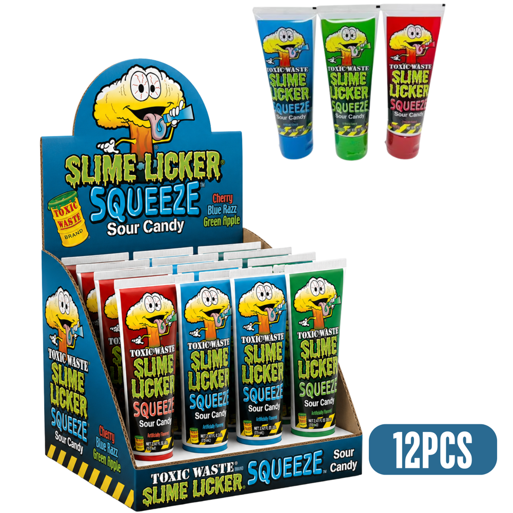 Slime Licker Squeeze Tubes 70 g 12pcs ($3.75 per Unit) [Exp: 04/2027]