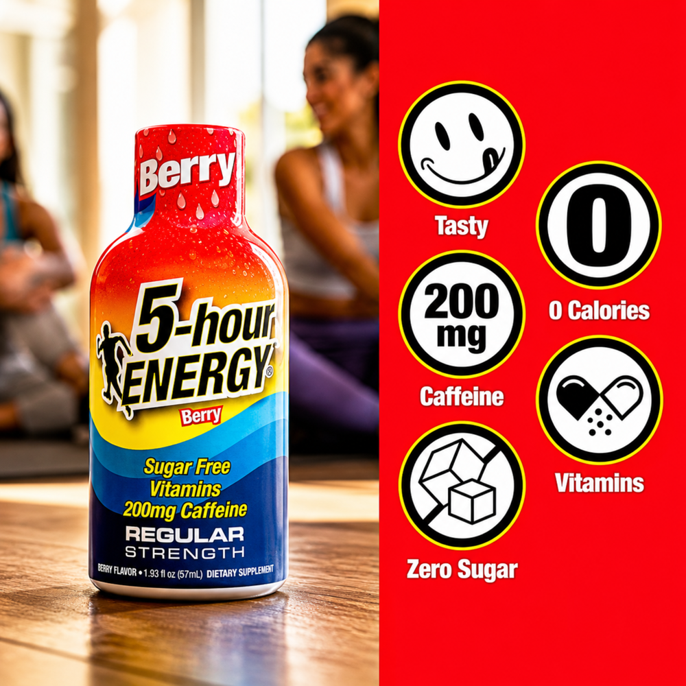 5 Hour Energy Berry 57 mL ($2.79 per Unit) [Exp: 09/2026]