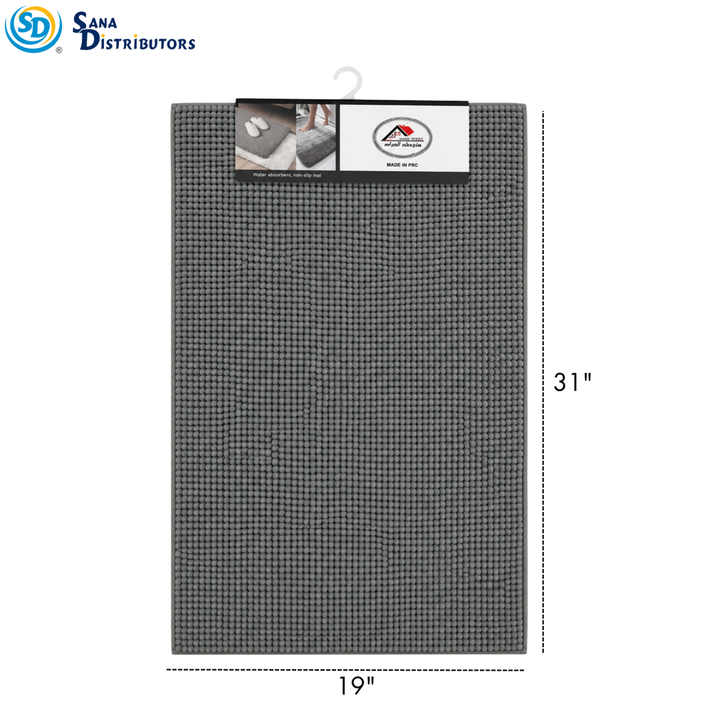 Bath Mat [19" x 31"] 1pc - Assorted Colours