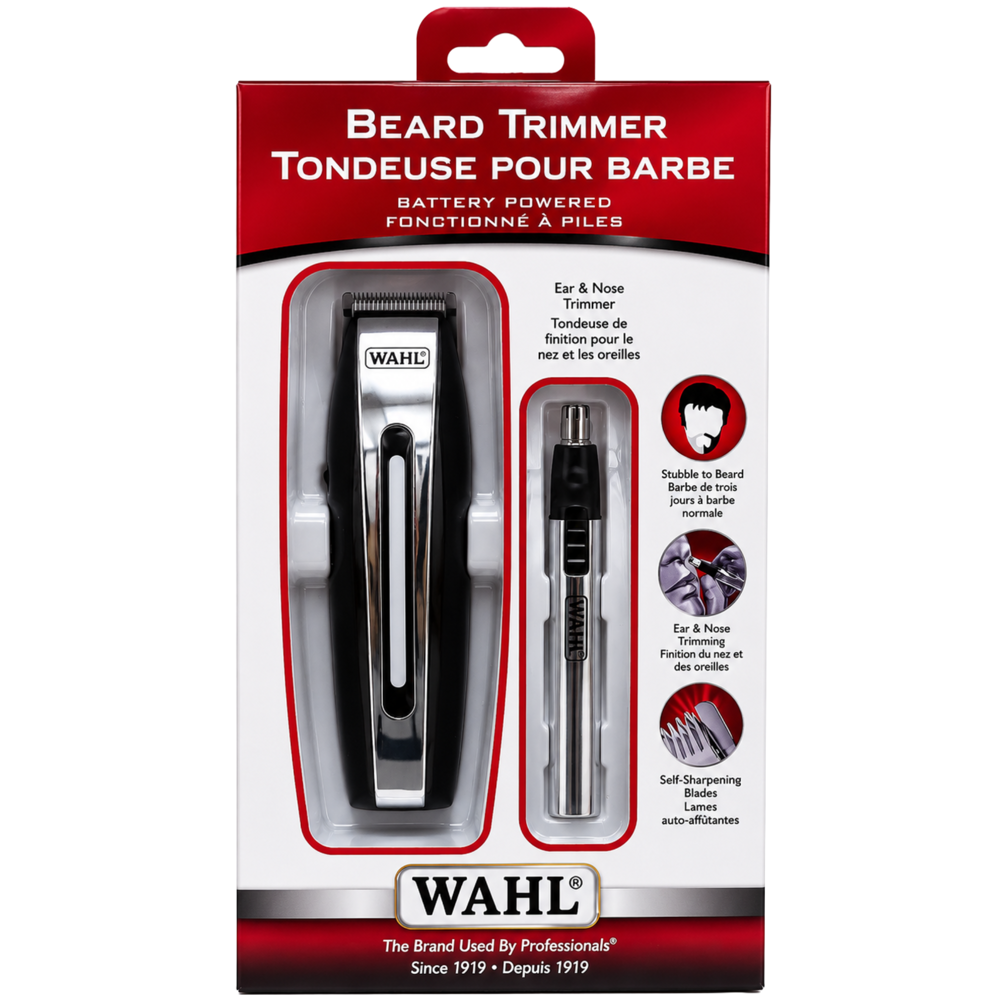 Wahl Beard Trimmer Set + Ear & Nose Trimming #3299