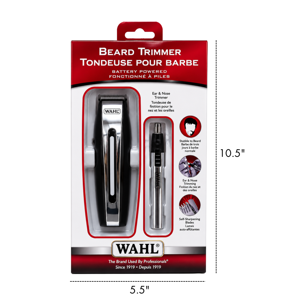 Wahl Beard Trimmer Set + Ear & Nose Trimming #3299