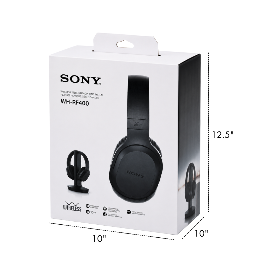Sony Wireless Headphone System - Black - #wh-rf400 (Refurbished)