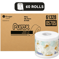 Purex Bathroom Tissue 2ply 60 Rolls ($39.00 for Case of 60) [506 Sheets]
