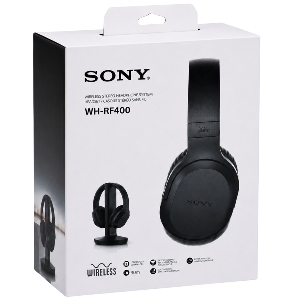 Sony Wireless Headphone System - Black - #wh-rf400 (Refurbished)