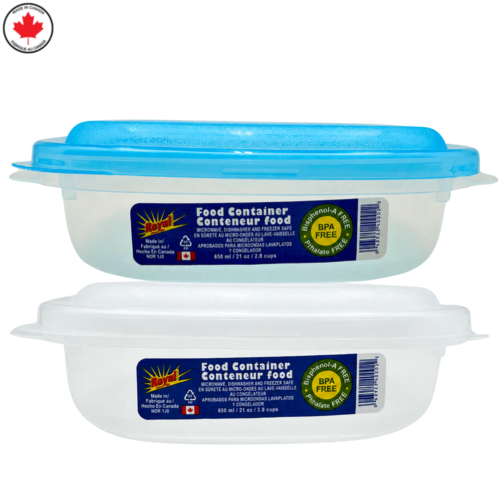 Royal Plastic Food Container Square 650 mL