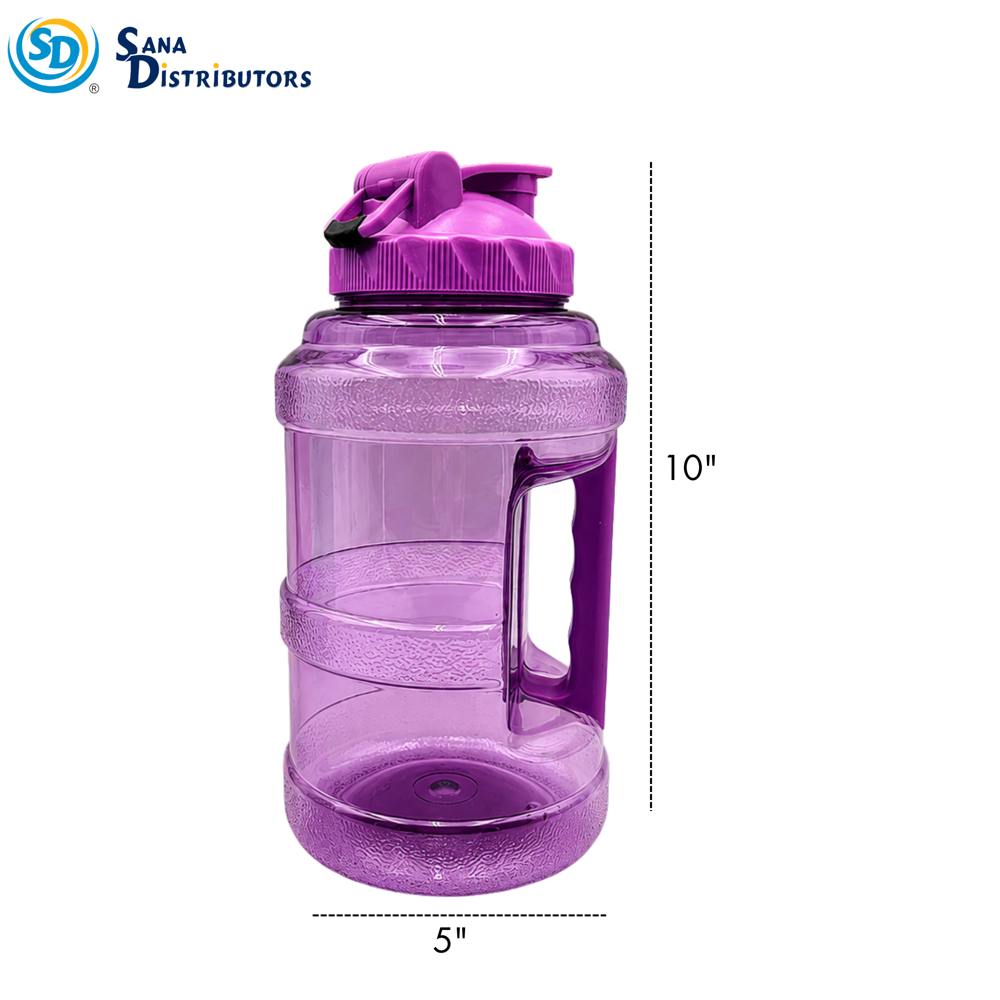 Plastic Water Bottle 2.5 L [5" x 10"]