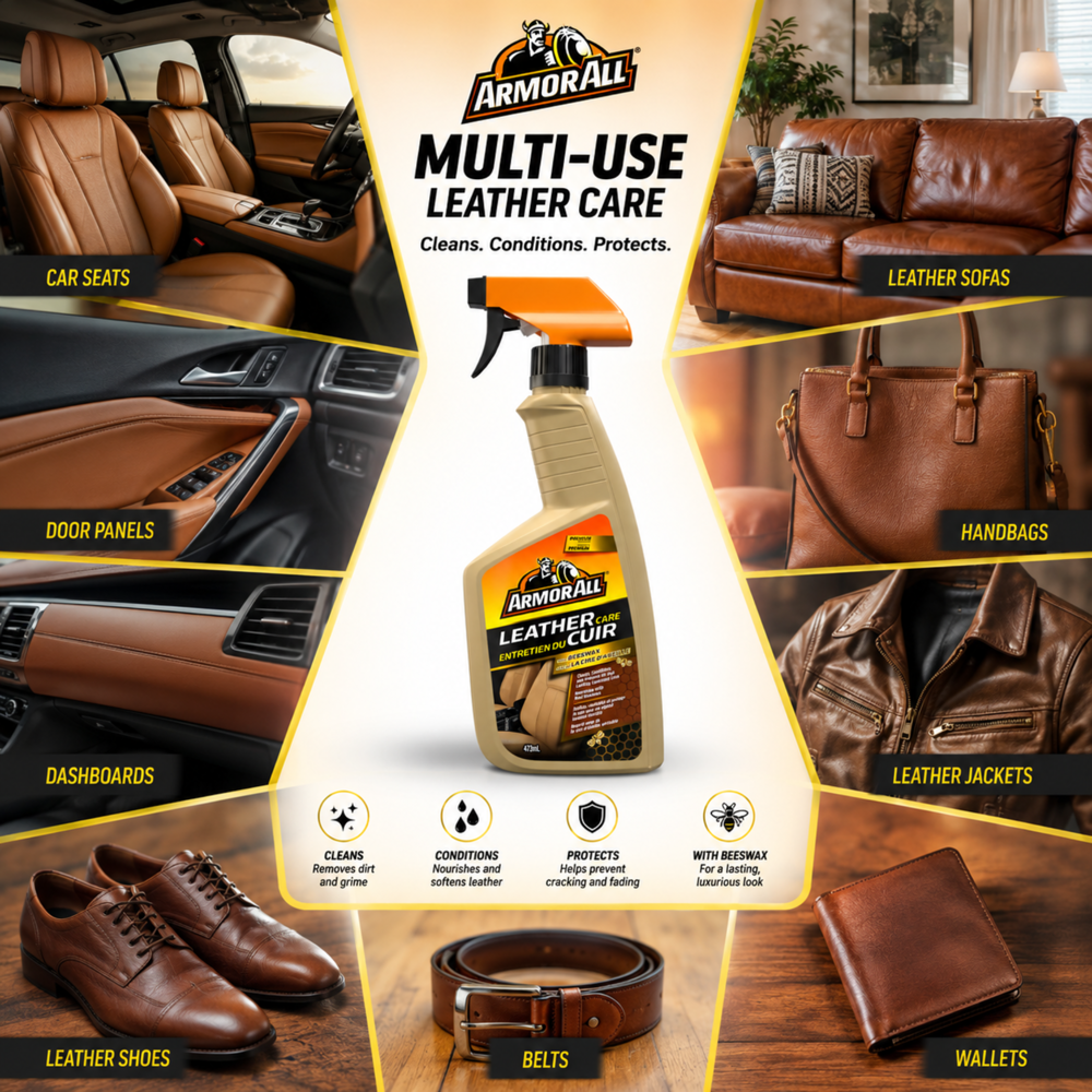 Armor All Leather Care W/ Beeswax 473 mL