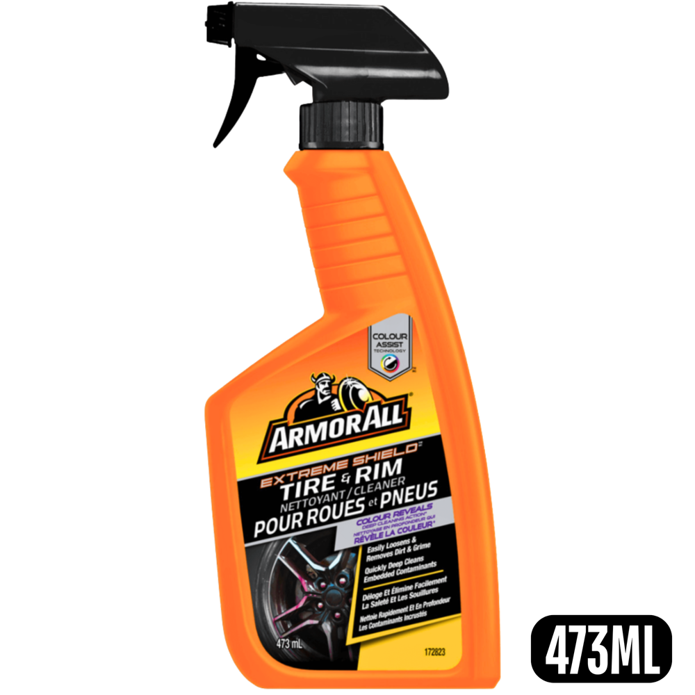 Armor All Extreme Shield Tire & Rim Cleaner - Colour Assist Technology 473 mL