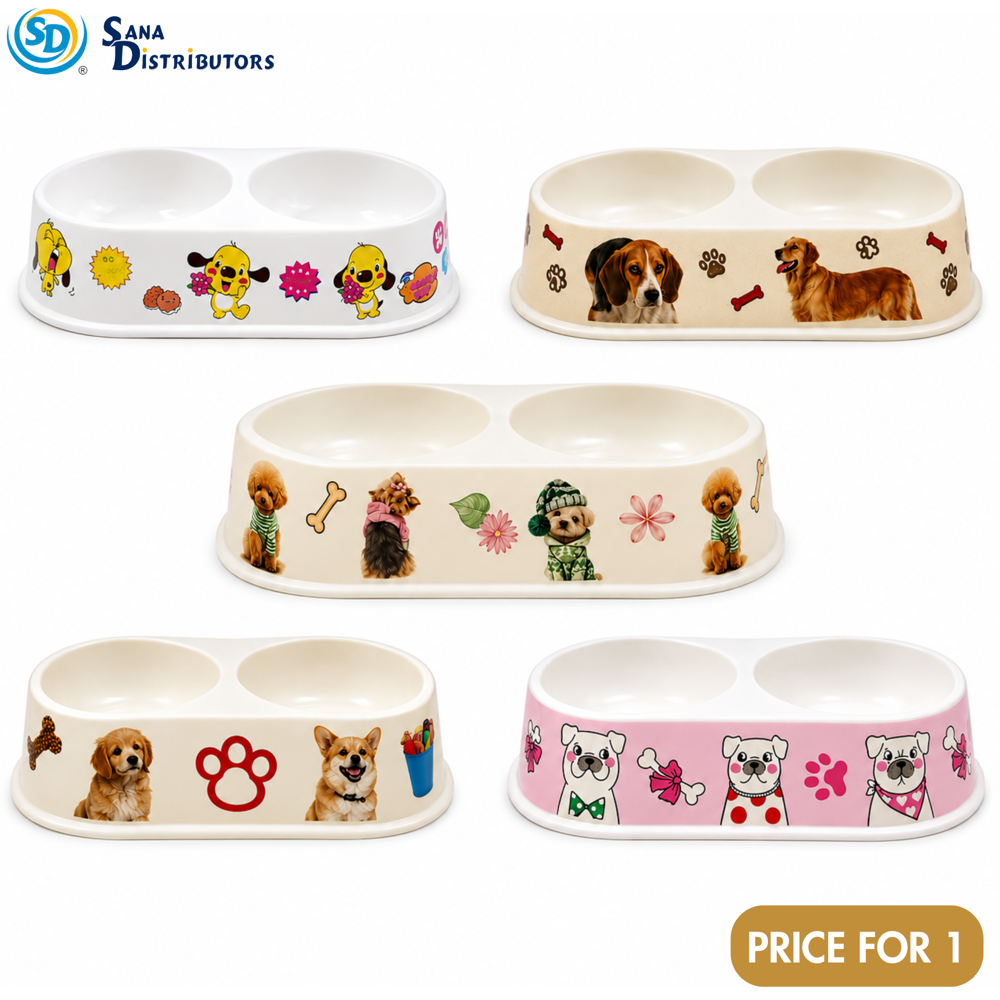 Melamine Pet Bowl 9" - Assorted Design