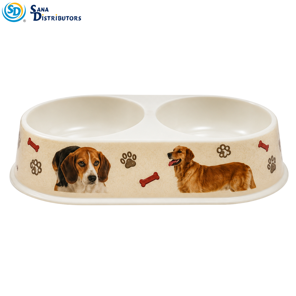 Melamine Pet Bowl 9" - Assorted Design