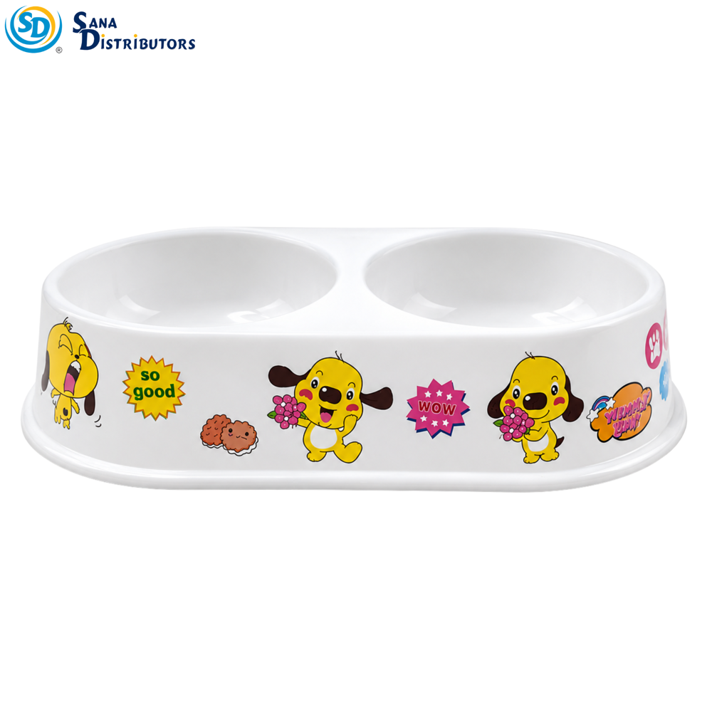Melamine Pet Bowl 9" - Assorted Design