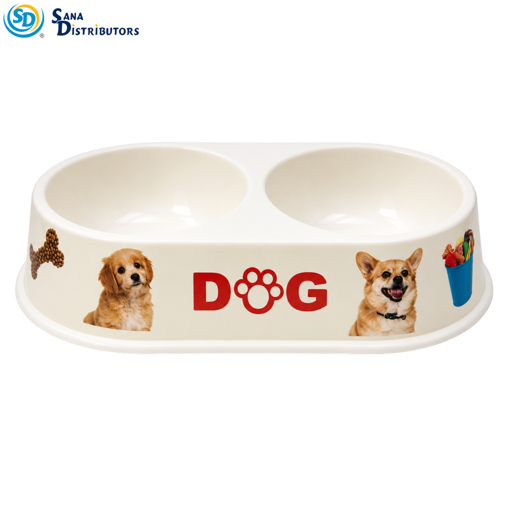 Melamine Pet Bowl 9" - Assorted Design