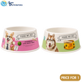Melamine Pet Bowl 6" - Assorted Design