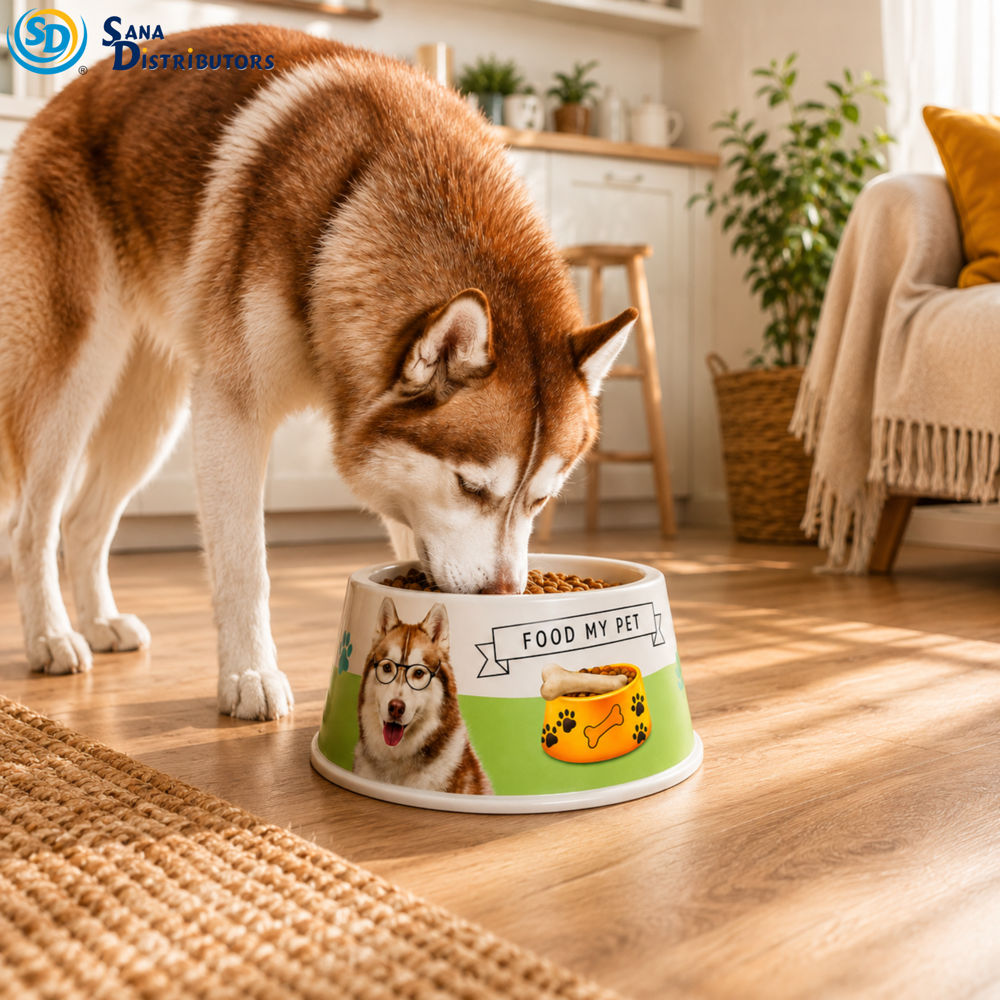 Melamine Pet Bowl 6" - Assorted Design