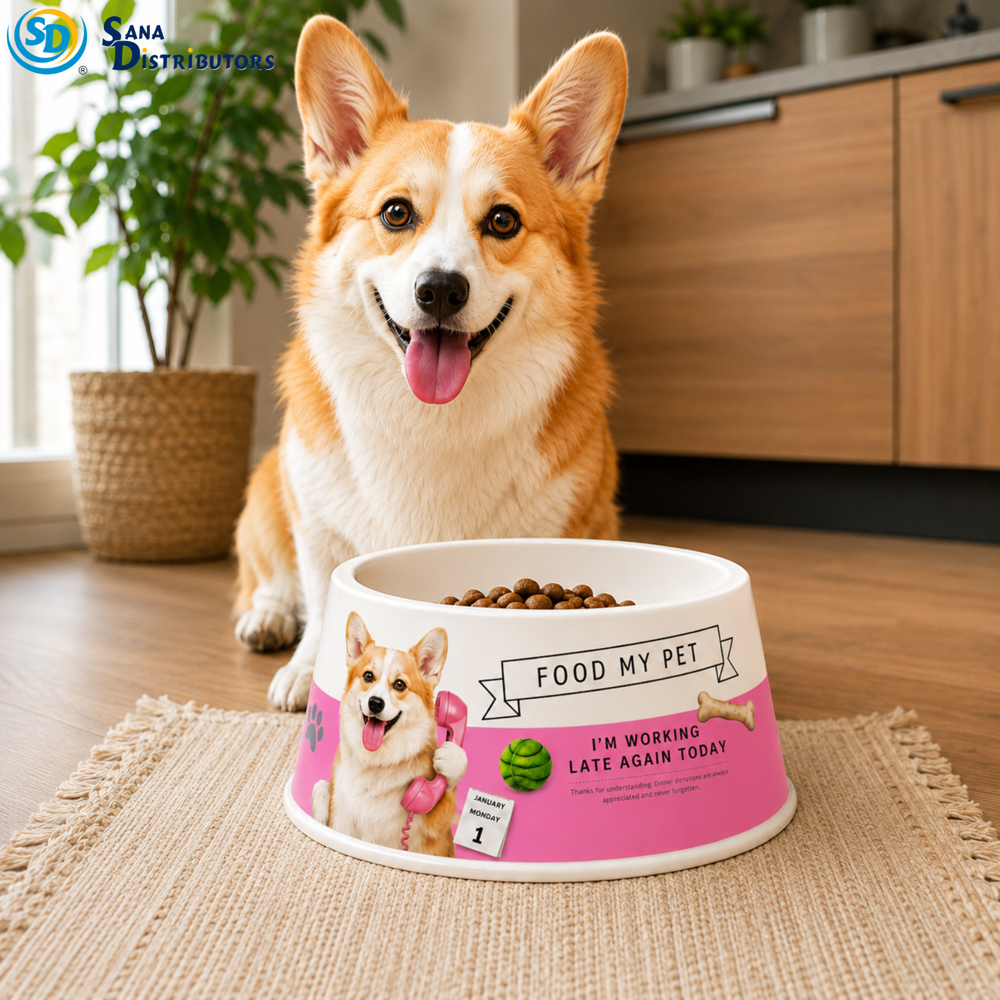 Melamine Pet Bowl 6" - Assorted Design