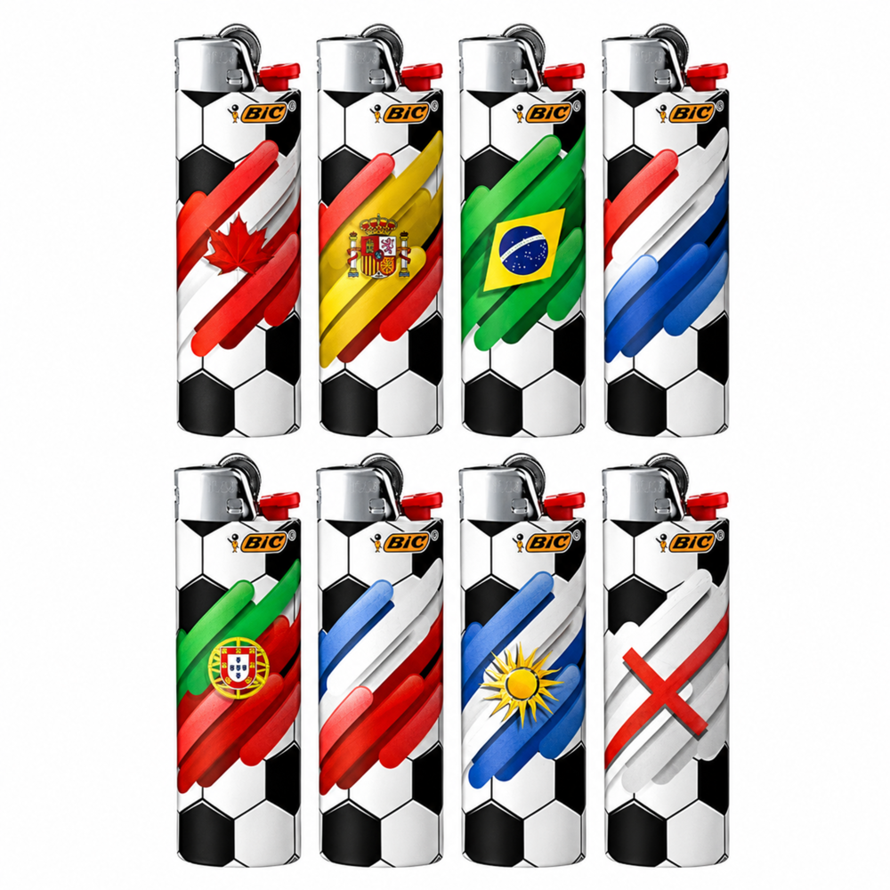 Bic Lighter Maxi Soccer Flag 50pcs