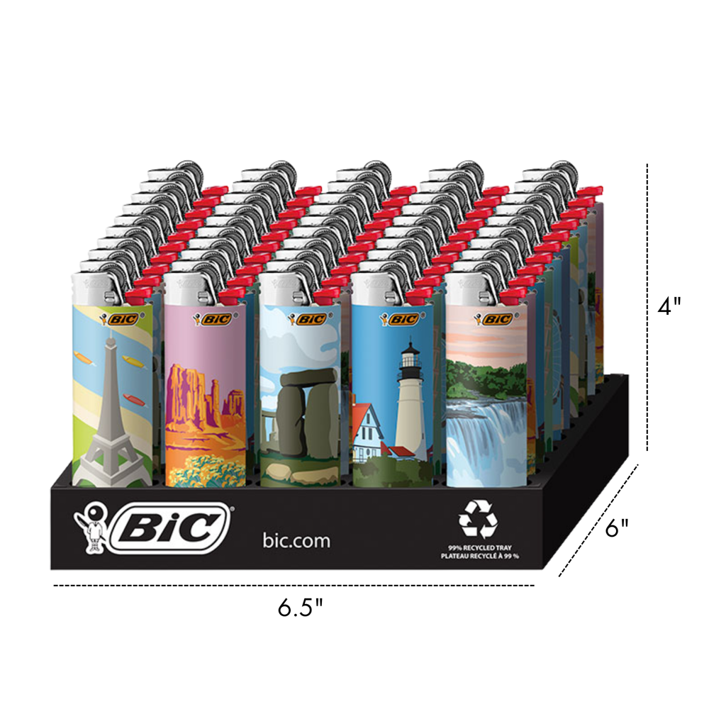 Bic Lighter Maxi Travel Series 50pcs