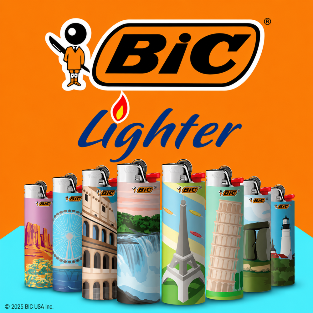 Bic Lighter Maxi Travel Series 50pcs