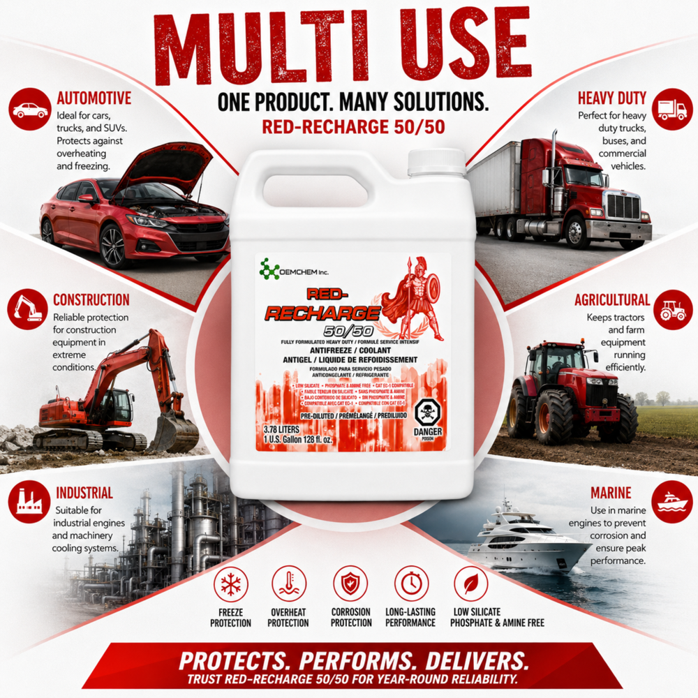 Red-recharge Life Coolant 50/50 3.78 L
