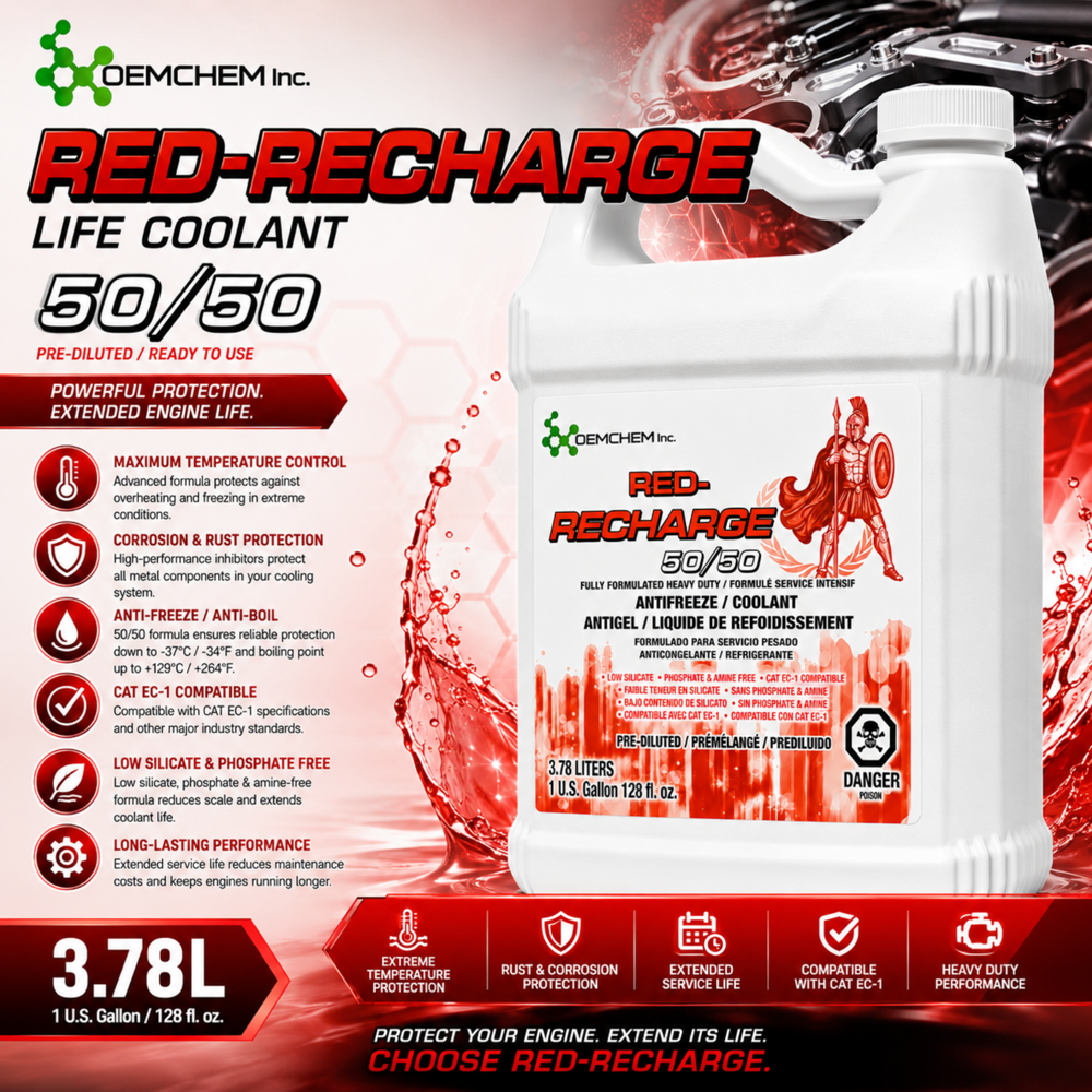 Red-recharge Life Coolant 50/50 3.78 L