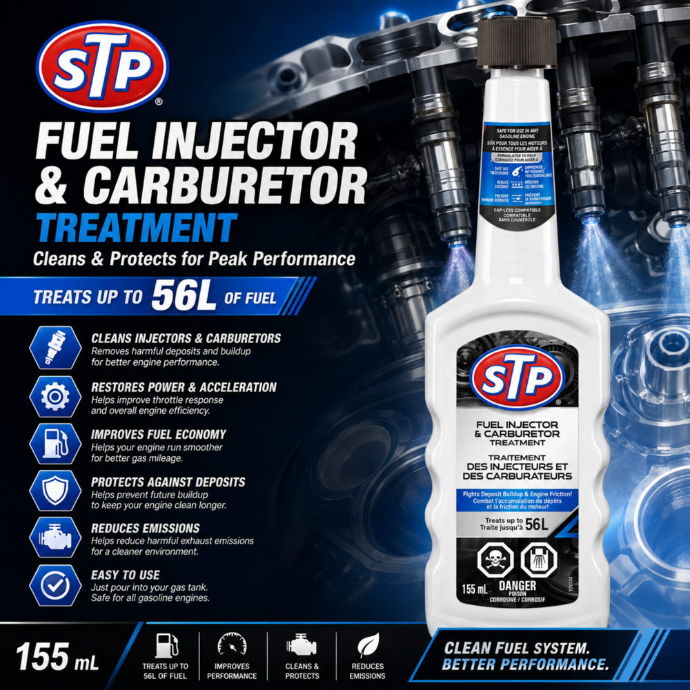 Stp Fuel Injector & Carburetor Cleaner 155 mL