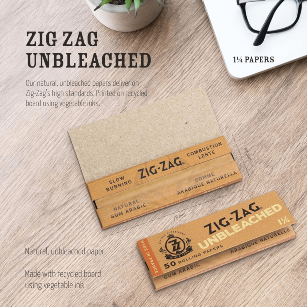 Zig-zag Unbleached Papers 25pcs