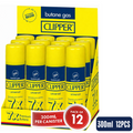 Clipper Butane Gas Yellow 300 mL 12pcs ($2.49 per Unit)