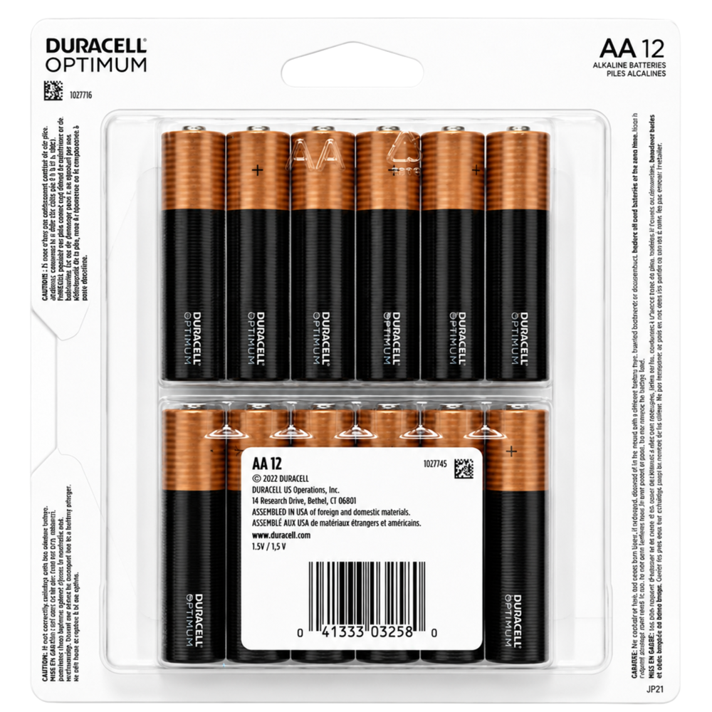 Duracell Optimum aa12