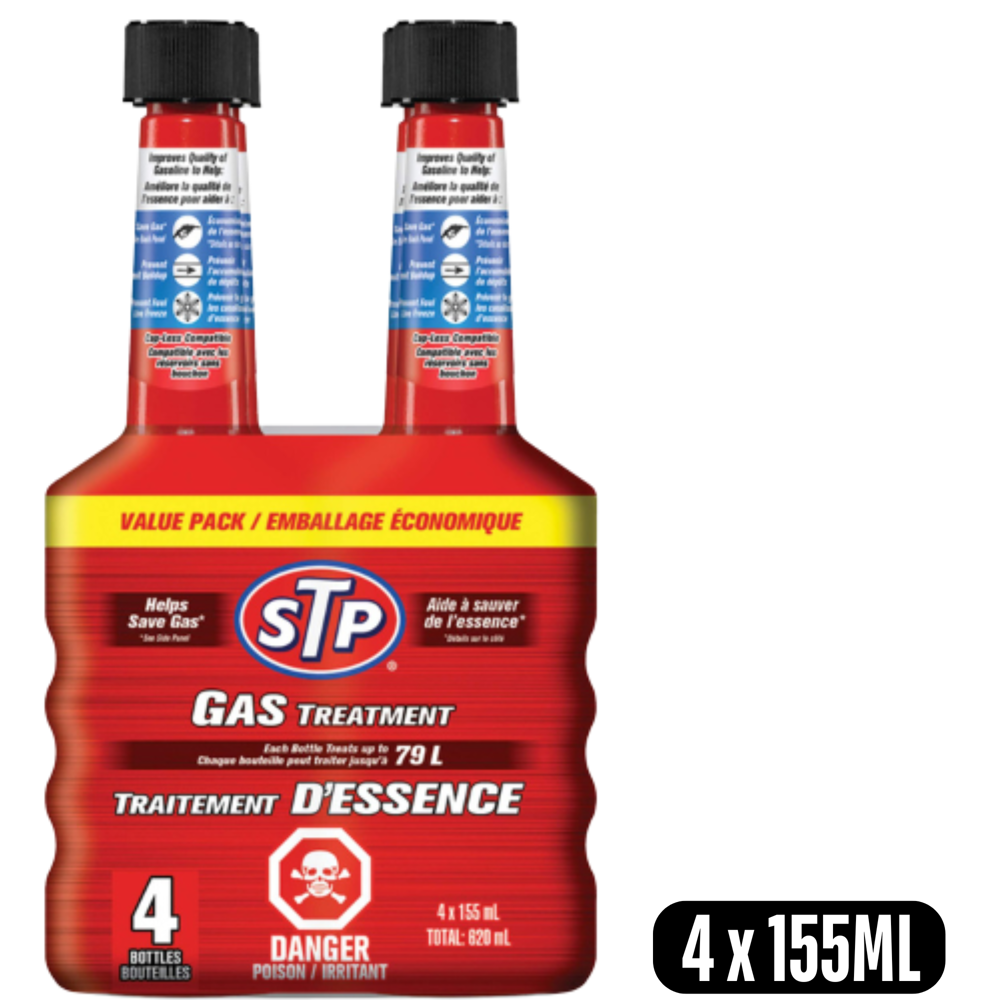 Stp Gas Treatment Each 155 Ml/bottle- Pack of 4 ($4.99 per Unit)