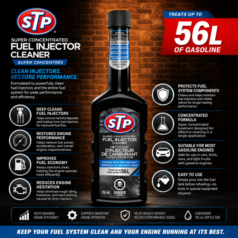 Stp Super Concentrated Fuel Injector 155 mL