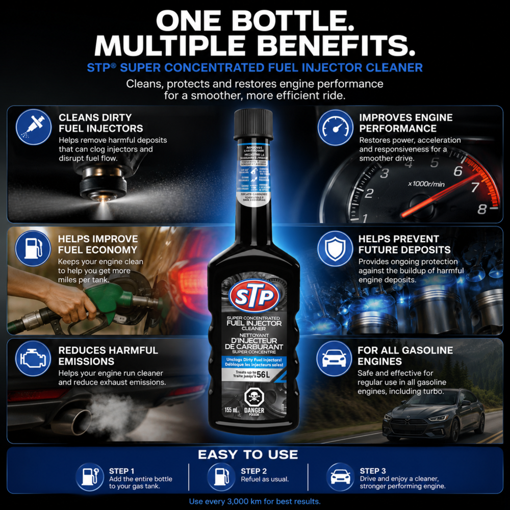 Stp Super Concentrated Fuel Injector 155 mL