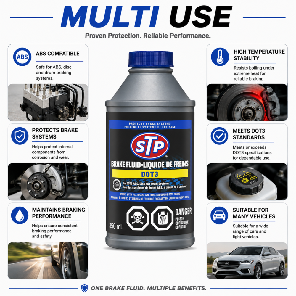 Stp Brake Fluid dot3 350 mL