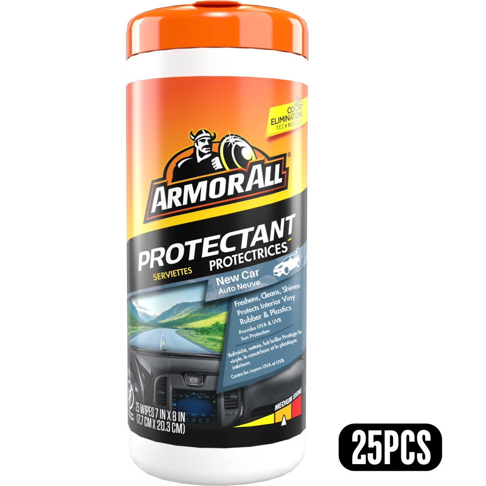 Armor All Protectant Wipes – New Car Scent 25pcs ($29.94 for 6pcs