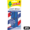 Little Trees Vent Wrap- Fresh Shave 4pcs