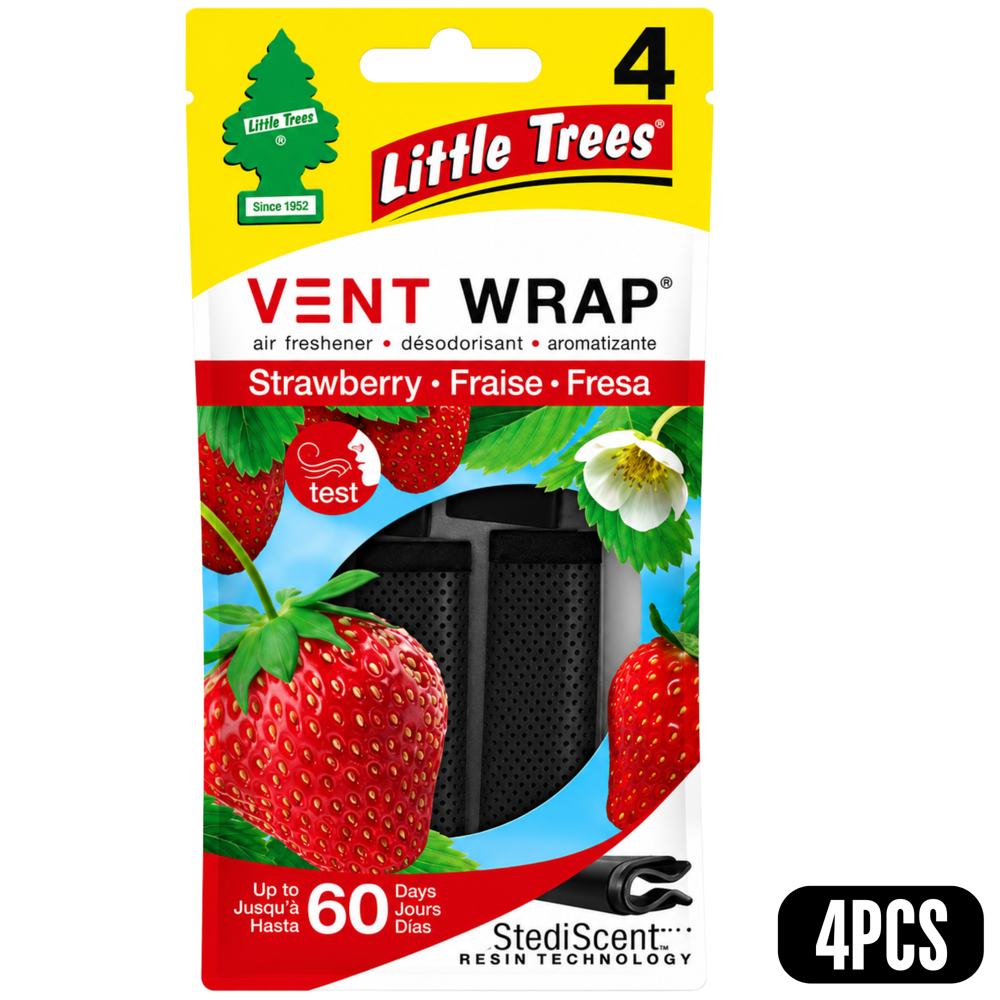 Little Trees Car Freshener Vent Wrap-strawberry