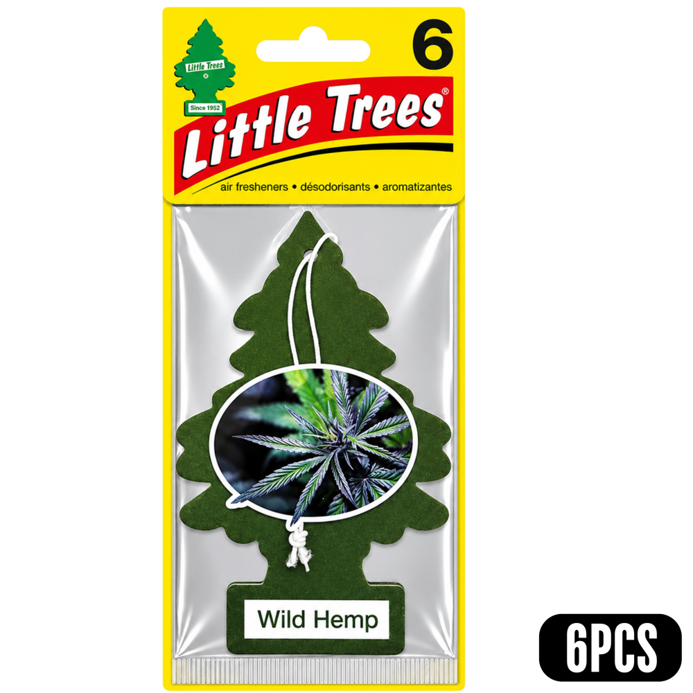 Little Trees Car Freshener Wild Hemp 6pcs